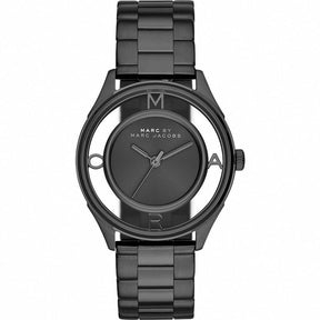 Ladies / Womens Tether Black Three Hand Stainless Steel Marc Jacobs Designer Watch MBM3419