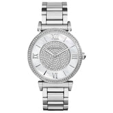 Ladies / Womens Catlin Bracelet Silver Stainless Steel Michael Kors Designer Watch MK3355