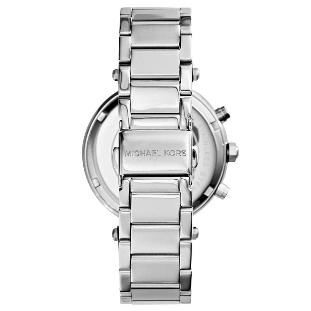 Ladies Parker Silver Chronograph Michael Kors Watch MK5353