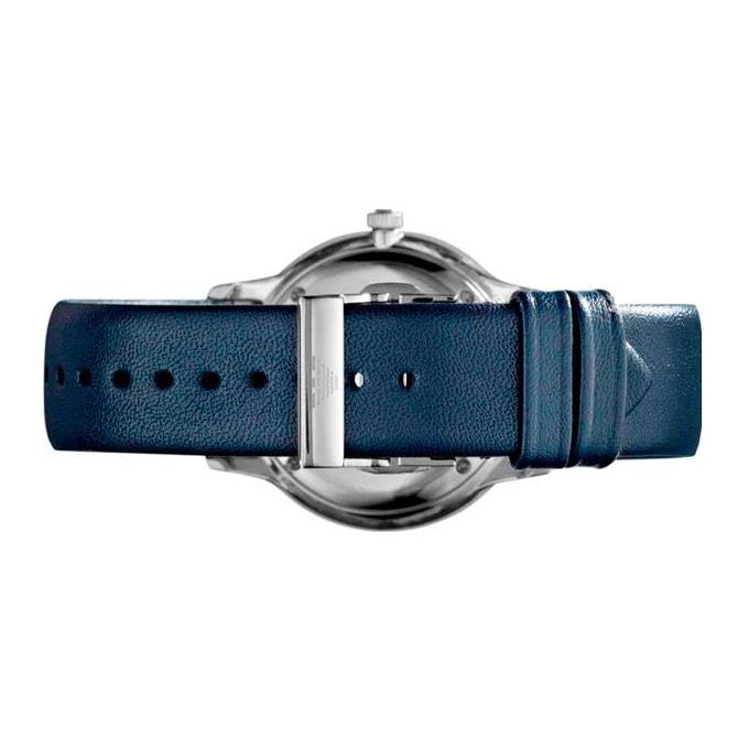 Mens / Gents Blue Leather Strap Emporio Armani Designer Watch AR1647