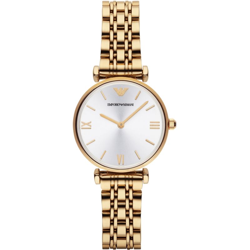 Emporio Armani Ladies Automatic Watch T-Bar Gianni Gold AR1877 