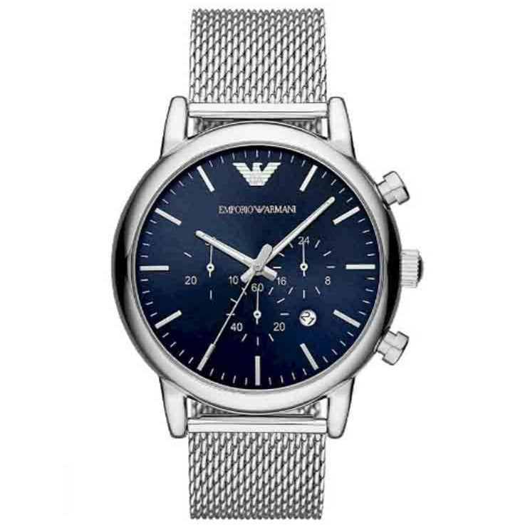 Emporio Armani Men's Luigi Chronograph Blue Watch AR80038