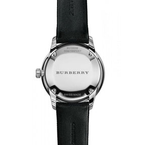 Burberry Check Stamped Men's Black Watch BU10008