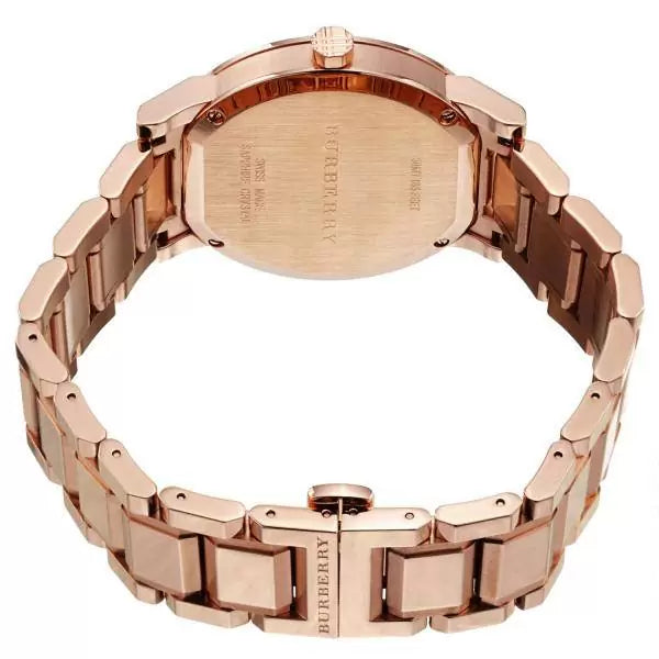 Burberry Ladies The City Rose Gold PVD Watch BU9005