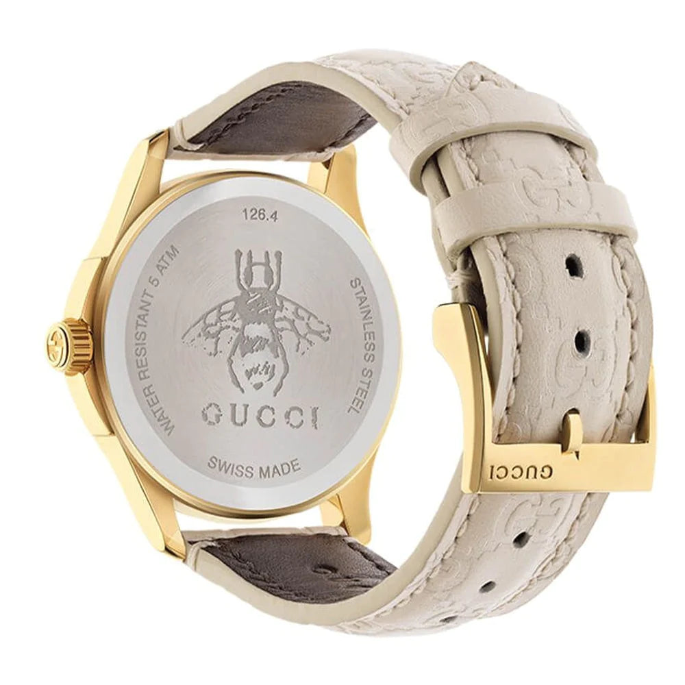 Gucci G-Timeless White Ladies Watch YA126580A