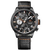 Mens / Gents Cool Sport Black Leather Tommy Hilfiger Designer Watch 1791136