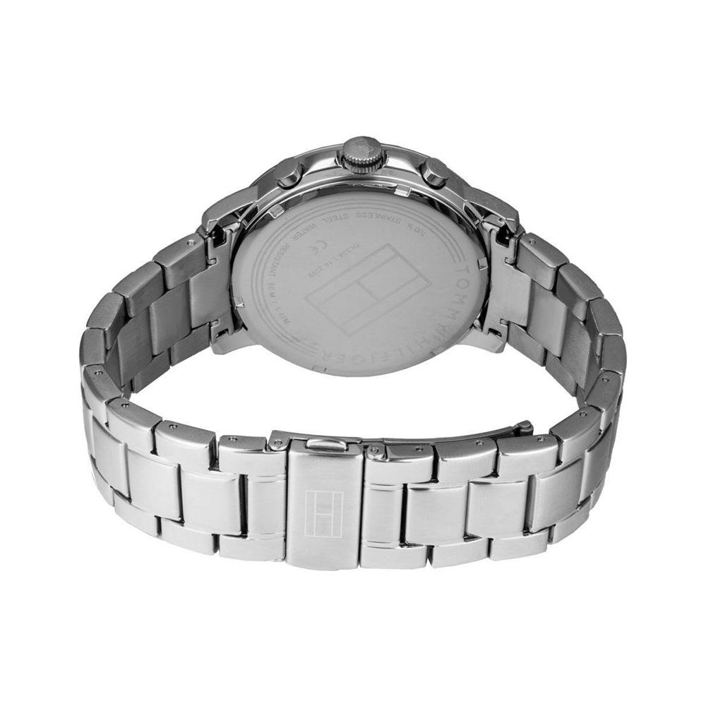 Mens / Gents Keagan Silver Stainless Bracelet Tommy Hilfiger Designer Watch 1791293
