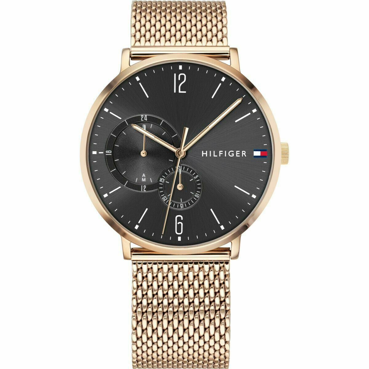 Mens Gold Multi Function Tommy Hilfiger Watch 1791506