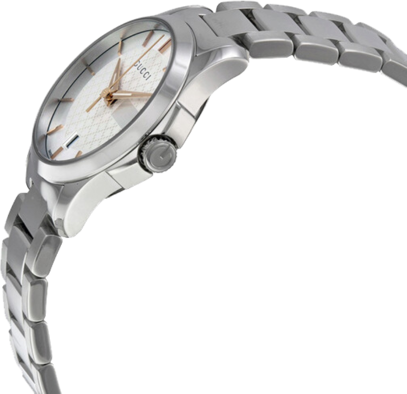 Gucci G-Timeless Ladies Silver Watch YA126523