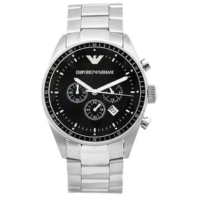 Mens / Gents Sportivo Stainless Steel Chronograph Emporio Armani Designer Watch AR0585