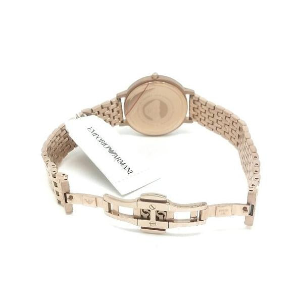 Ladies / Womens Rose Gold Stainless Steel Emporio Armani Designer Watch AR11062