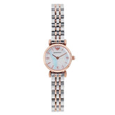 Ladies / Womens Silver & Rose Gold Stainless Steel Emporio Armani Designer Watch AR1764