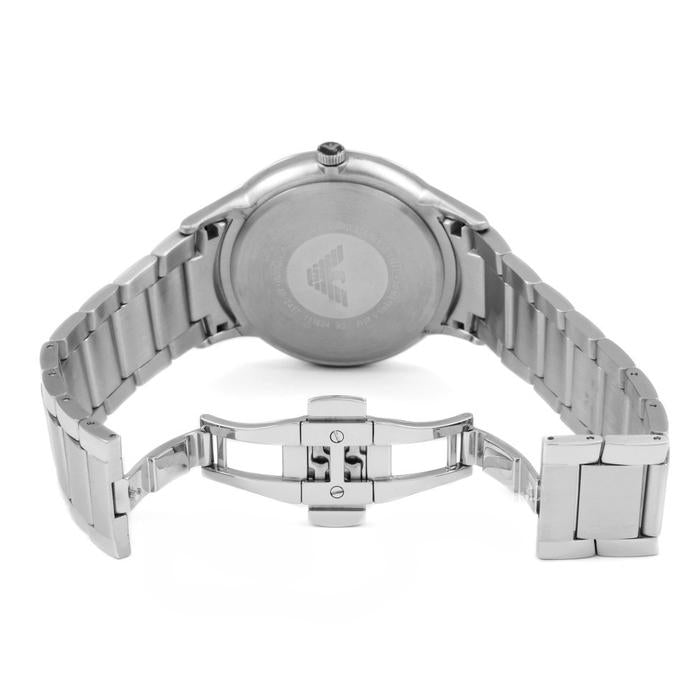 Mens / Gents Silver Stainless Steel Emporio Armani Designer Watch AR2457