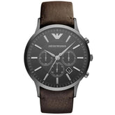 Mens Sportivo Brown Leather Chronograph Emporio Armani Watch AR2462