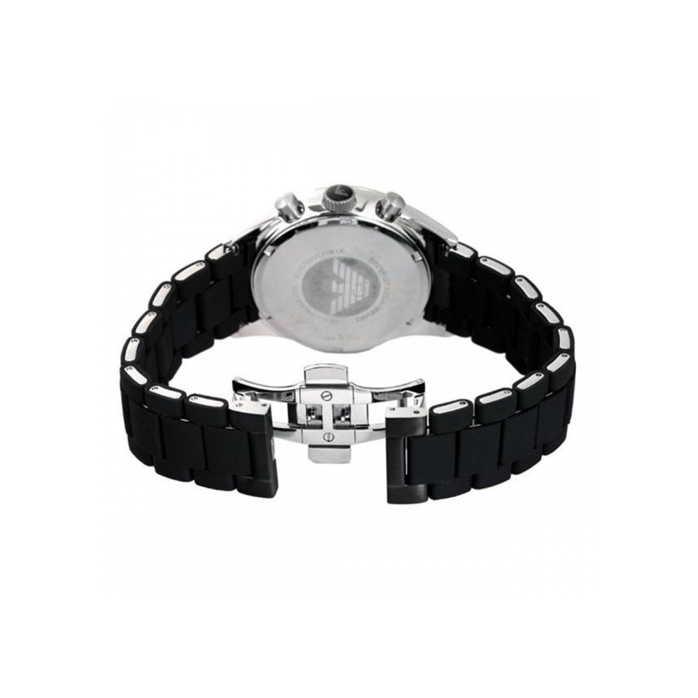 Mens Classic Black Chronograph Emporio Armani Watch AR5858