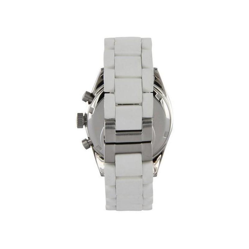 Ladies / Womens White Chronograph Emporio Armani Designer Watch AR5867
