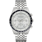 Mens Sportivo Silver Chronograph Emporio Armani Watch AR6073