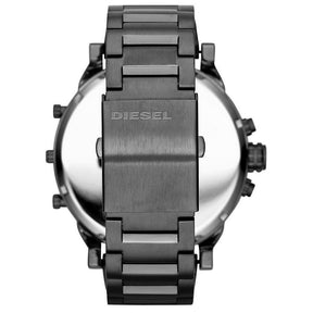 Mens / Gents Daddy 2.0 Gunmetal Grey Stainless Steel Chronograph Diesel Designer Watch DZ7331