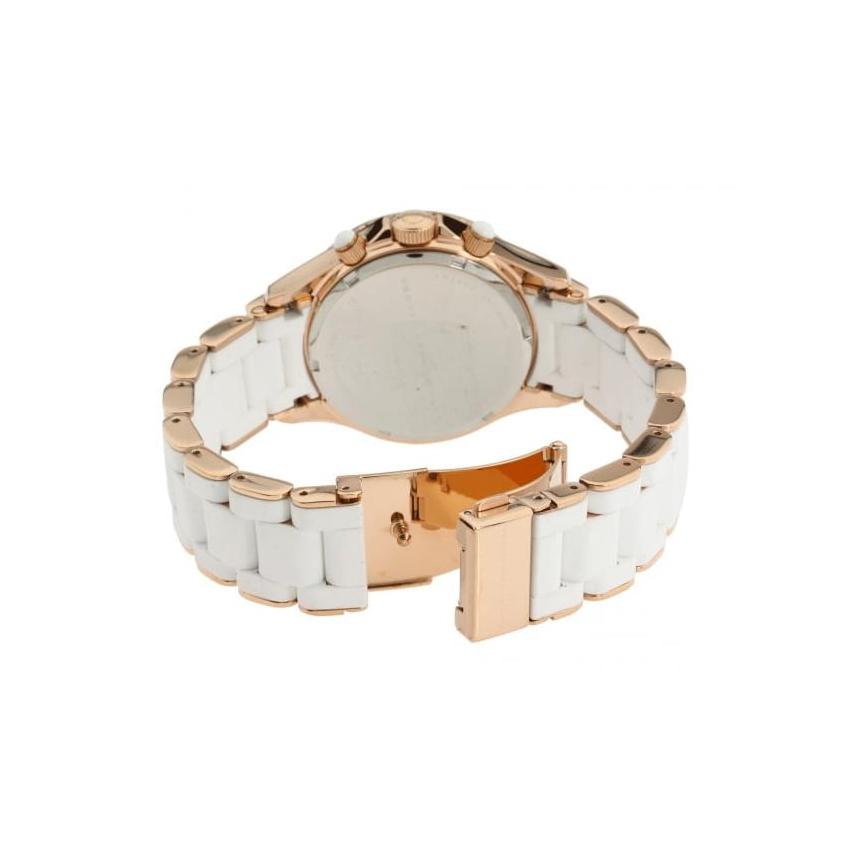 Ladies / Womens Rock Two-Tone Rose Gold Chronograph Marc Jacobs Designer Watch MBM2547