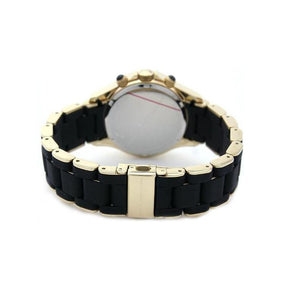 Ladies / Womens Black and Gold Stainless Steel Marc Jacobs Designer Watch MBM2552