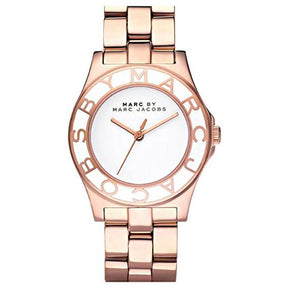 Ladies / Womens Rose Gold Stainless Steel Marc Jacobs Designer Watch MBM3075