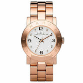 Ladies / Womens AMY Rose Gold Stainless Steel Marc Jacobs Designer Watch MBM3077