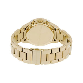 Ladies / Womens Henry Glitz Gold Stainless Steel Chronograph Marc Jacobs Designer Watch MBM3105