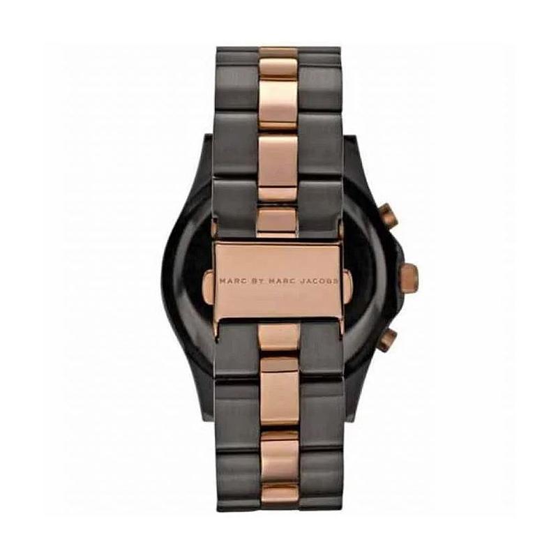 Ladies / Womens Blade Black Stainless Steel Chronograph Marc Jacobs Designer Watch MBM3180