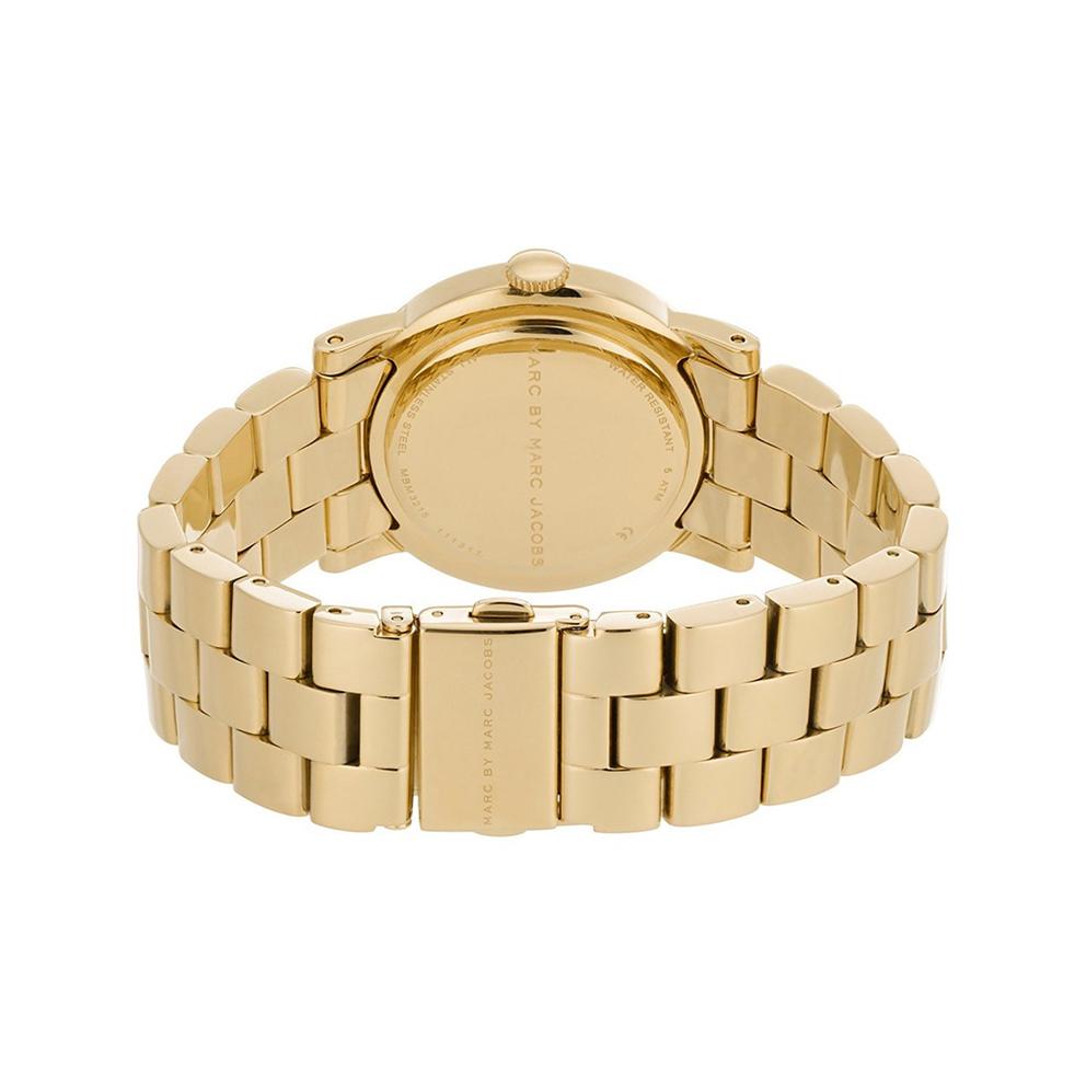 Ladies / Womens AMY Gold Stainless Steel Marc Jacobs Designer Watch MBM3215