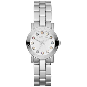 Ladies / Womens AMY Dexter Silver Stainless Steel Marc Jacobs Designer Watch MBM3217