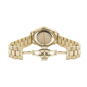 Ladies / Womens Tether Gold-Tone Stainless Steel Marc Jacobs Designer Watch MBM3413