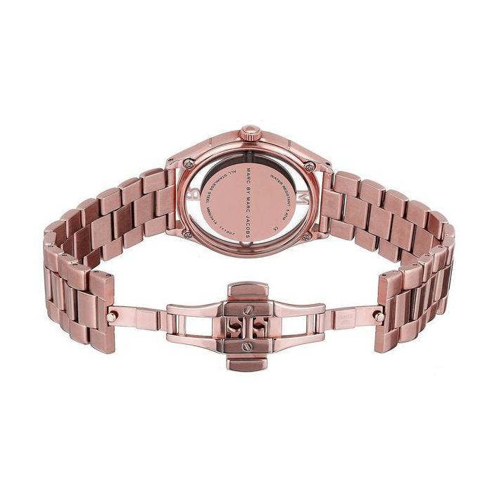 Ladies / Womens Tether Rose Gold Stainless Steel Marc Jacobs Designer Watch MBM3414