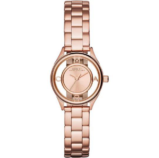 Ladies / Womens Tether Rose Gold Stainless Steel Marc Jacobs Designer Watch MBM3417