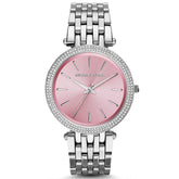 Ladies Darci Pink Stainless Steel Michael Kors Watch MK3352