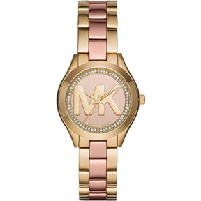 Ladies / Womens Rose Gold Mini Parker Michael Kors Designer Watch MK3650