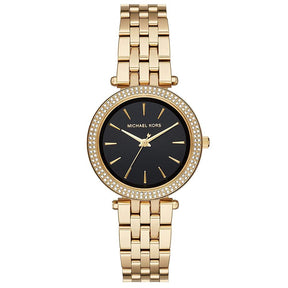 Ladies / Womens Gold Mini Darci Stainless Steel Michael Kors Designer Watch MK3738