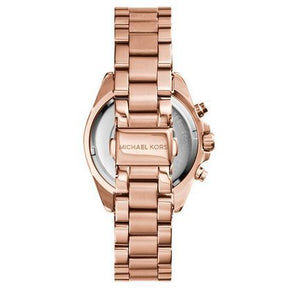 Ladies / Womens Bradshaw Mini Rose Gold Chronograph Michael Kors Designer Watch MK5799