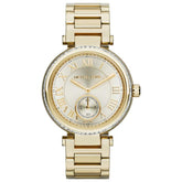 Ladies / Womens Skylar Gold Tone Stainless Steel Michael Kors Designer Watch MK5867