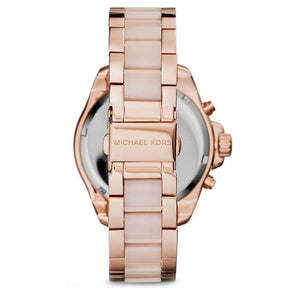 Ladies Wren Crystal Dial and Rose Gold Tone Chronograph Michael Kors Watch MK6096