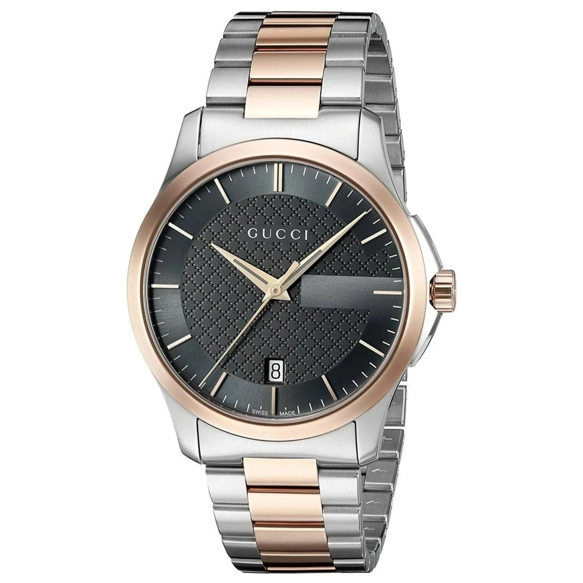 Gucci G-Timeless Unisex Two-Tone Watch YA126446