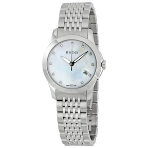 Gucci G-Timeless Ladies Mother Of Pearl Watch YA126504