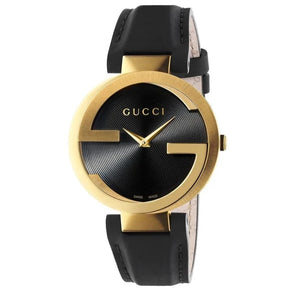 Gucci G-Interlocking Men's Black Watch YA133326
