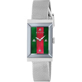Gucci G-Frame Ladies Silver Watch YA147401