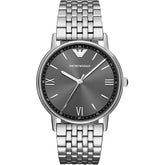 Mens / Gents Silver Stainless Steel Emporio Armani Designer Watch AR11068