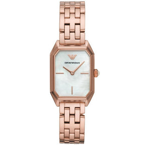 Ladies / Womens Gioia Rose Gold Stainless Steel Emporio Armani Designer Watch AR11147