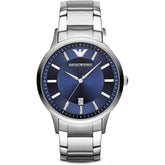 Mens / Gents Silver Stainless Steel Emporio Armani Designer Watch AR11180