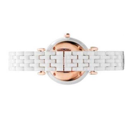 Ladies / Womens White Ceramic Bracelet Emporio Armani Designer Watch AR1486