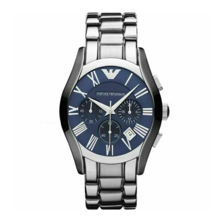 Mens / Gents Blue Dial Chronograph Emporio Armani Designer Watch AR1635