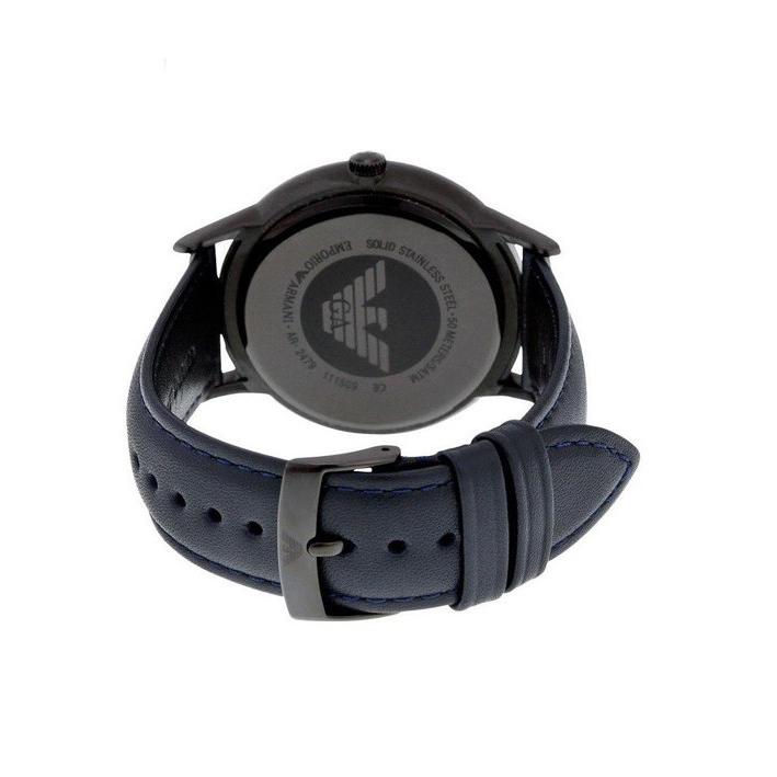 Mens / Gents Black Stainless Steel Chronograph Emporio Armani Designer Watch AR2481