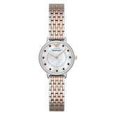 Ladies / Womens Two Tone Stainless Steel Bracelet Emporio Armani Designer Watch AR2515